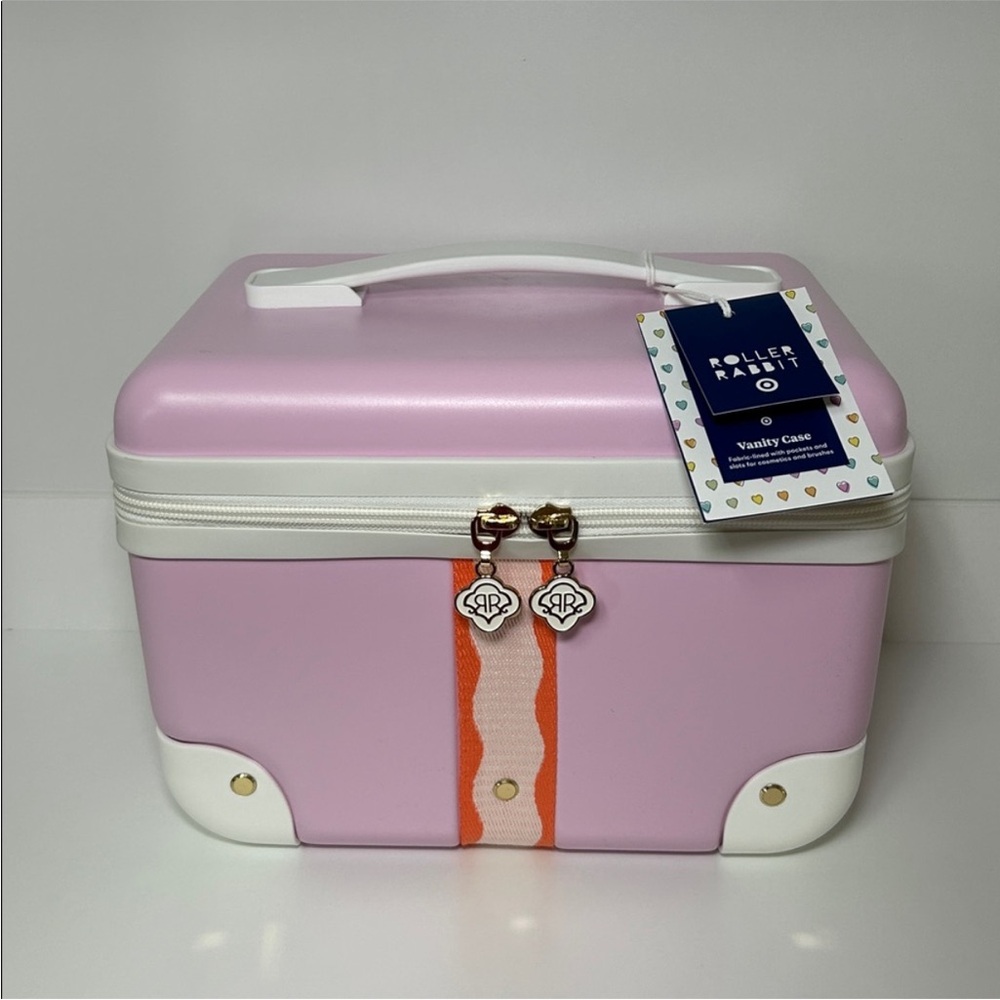 NWT (In-hand) Roller Rabbit x Target - Trunk Vanity Case, Soft Pink
